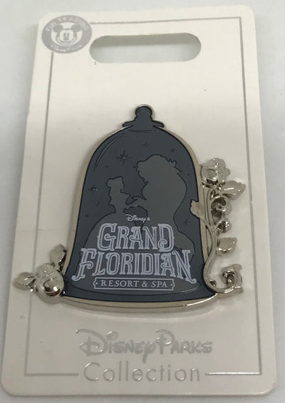 Disney Parks Grand Floridian Beauty and the Beast Pin New with Card