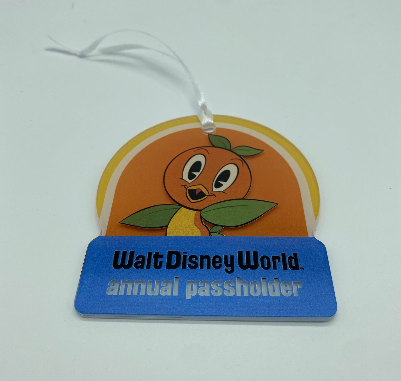 Disney WDW Little Orange Bird Annual Passholder Acrylic Christmas Ornament New