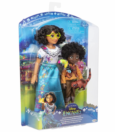 Disney Encanto Mirabel Doll Antonio Adventure Playset with Coati Toucan New