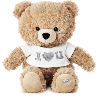 Hallmark Valentine I Love You Bear Singing With Motion Plush New with Tag