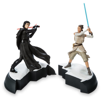 Disney Parks Kylo Ren and Rey Figurine Set Star Wars The Force Awakens New