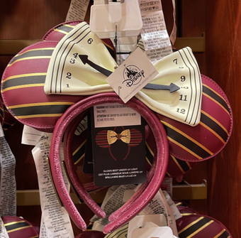 Disney Parks Hollywood Tower of Terror Minnie Mouse Ear Headband New With Tag