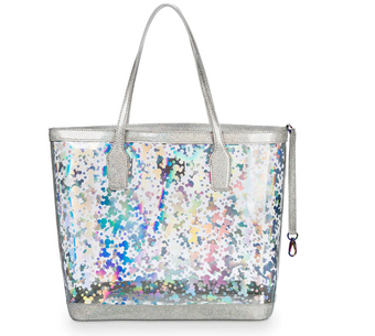 Disney Parks Mickey Mouse Magic Mirror Metallic Tote New with Tags