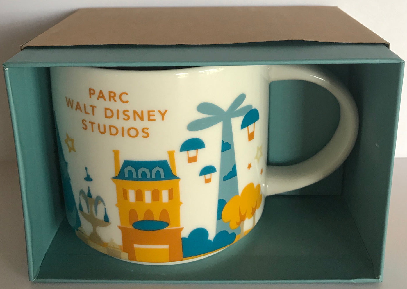 Starbucks You Are Here Disneyland Paris Parc Walt Disney Studios Coffee Mug New