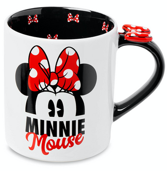 Disney Parks Minnie Bow with Dots Coffee Mug New