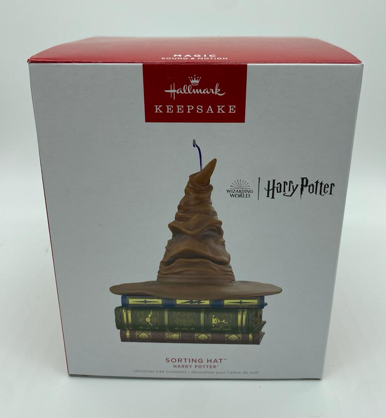 Hallmark 2022 Harry Potter Sorting Hat Ornament With Sound and Motion New