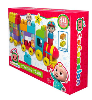 CoComelon Official Stacking Train Blocks Toy New With Box