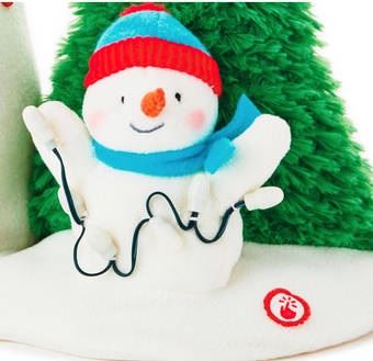 Hallmark 2021 Tangled Up in Christmas Snowman Singing Plush New With Tag