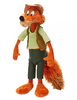 Disney Parks Br'er Fox Splash Mountain Medium Plush New with Tags
