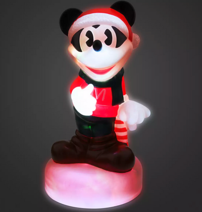 Disney Retro Mickey Large Holiday Christmas Light-Up Figure New