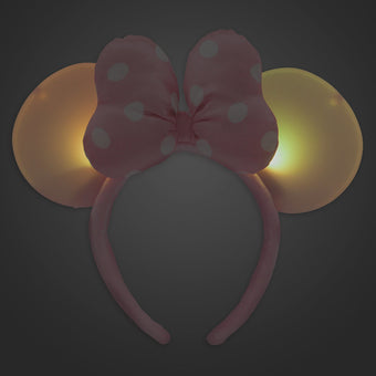 Disney Parks Minnie Made with Magic Changing Colors Headband New with Tags