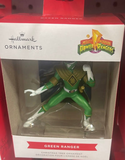Hallmark Power Rangers Green Ranger Christmas Ornament New with Box