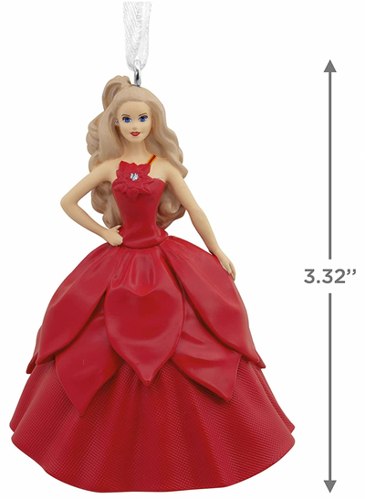 Hallmark Mattel Holiday Barbie 2022 Christmas Ornament New with Box