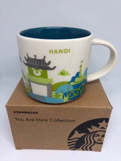 Starbucks You Are Here Collection Hanoi Ceramic Coffee Mug New with Box