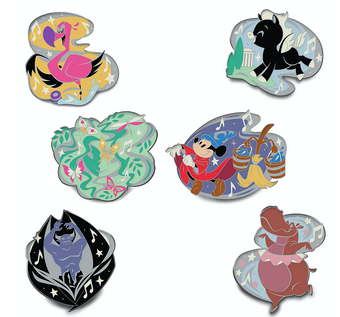 Disney D23 Exclusive Fantasia 80th Anniversary Limited Pin Set New with Box