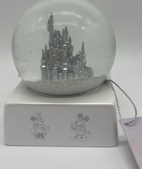 Disney 100 Years of Wonder Walt Disney World Cinderella Castle Snowglobe New Tag