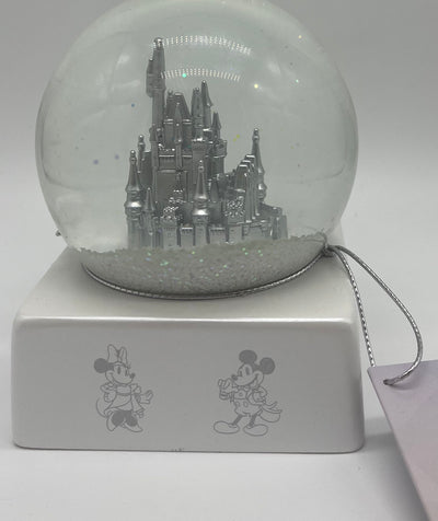 Disney 100 Years of Wonder Walt Disney World Cinderella Castle Snowglobe New Tag