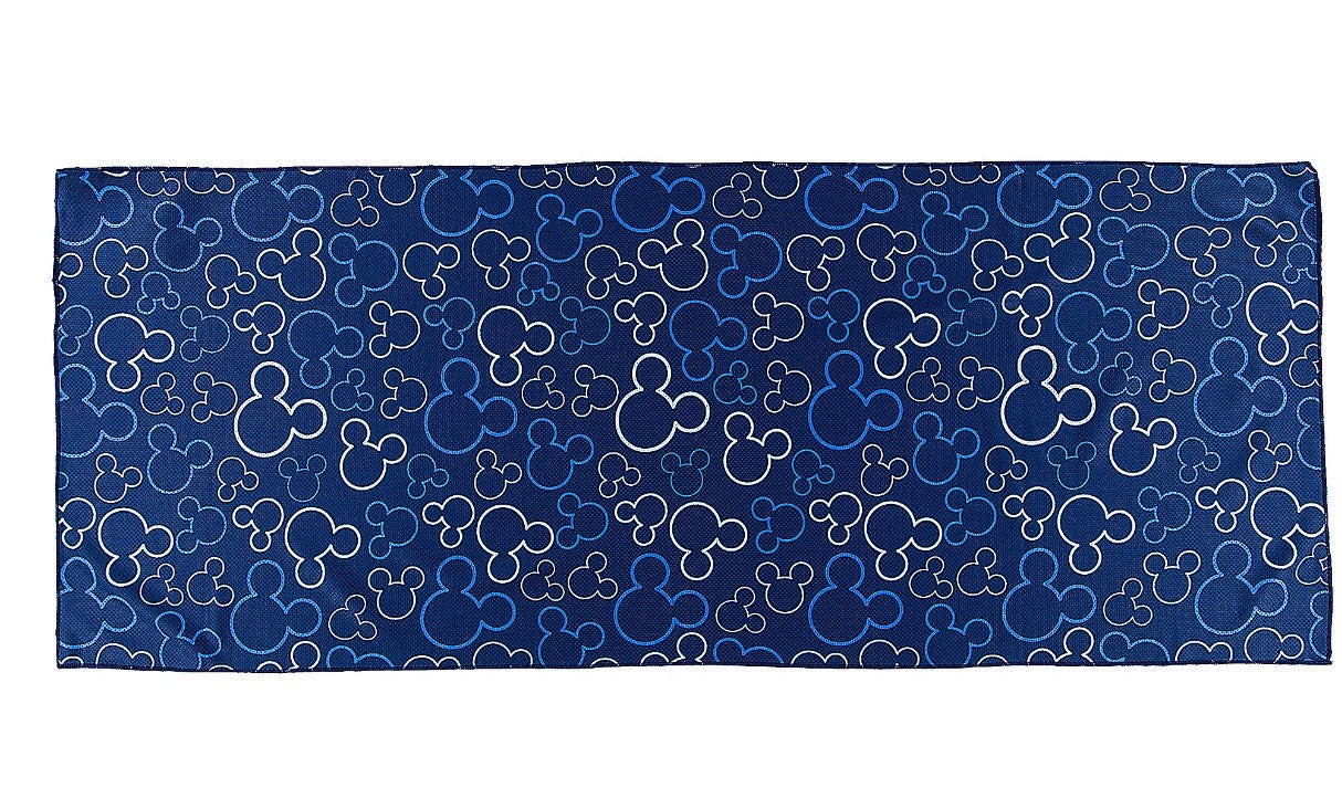 Disney Parks Mickey Mouse Blue Icon Cooling Towel By Coolcore New with Box