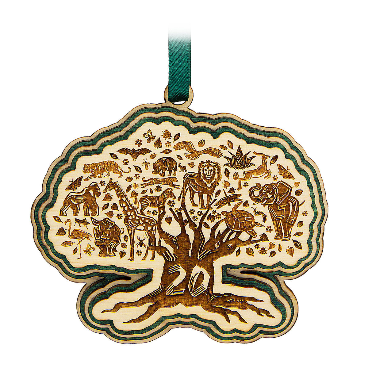 Disney Parks Animal Kingdom 20th Anniversary Tree of Life Ornament New with Tag