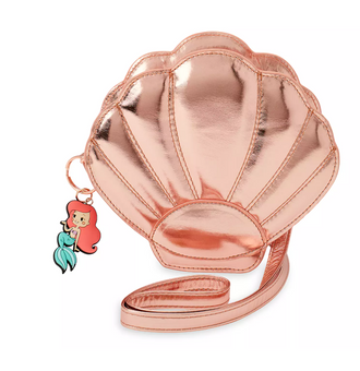 Disney Ariel The Little Mermaid Metallic Rose Gold Shell Fashion Bag New w Tag