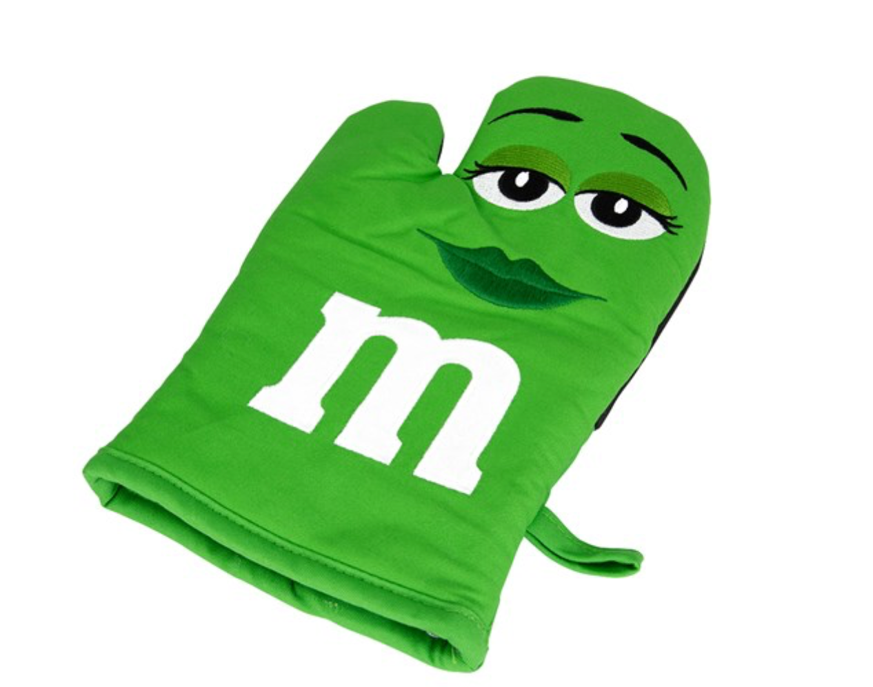 M&M's World Green Character Oven Mitt New with Tag