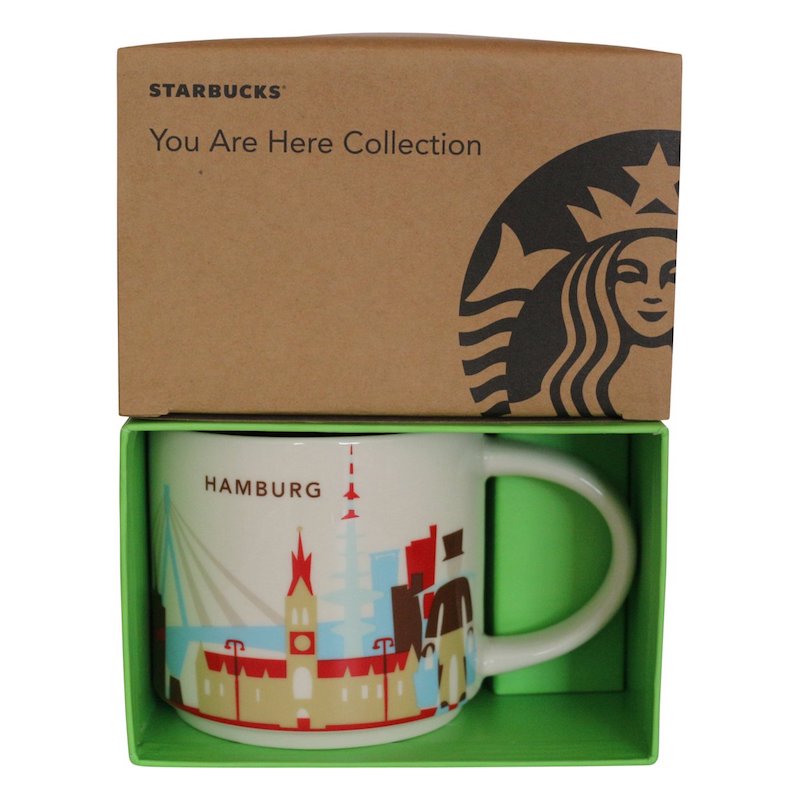 Starbucks You Are Here Collection Germany Hamburg Ceramic Coffee Mug New Box