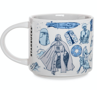 Disney Starbucks Been There Star Wars Hoth Ceramic Coffee Mug New with Box