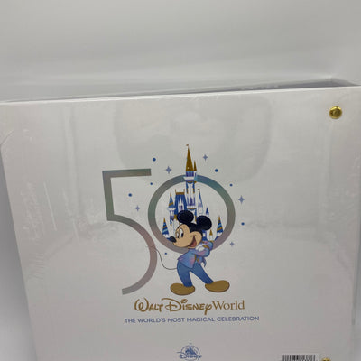 Disney WDW 50th Anniversary Most Magical Celebration Parks Icons Photo Album New