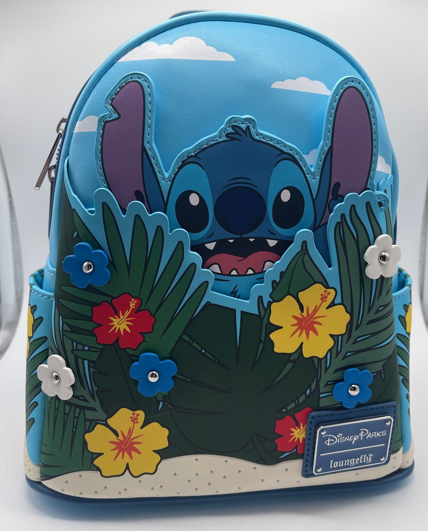 Disney Parks Stitch Tropical Florals Mini Backpack Bag New with Tag
