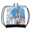 Disney Parks Ink & Paint Cinderella Castle Cinch Sack Walt Disney World New