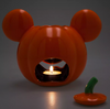 Disney Halloween Mickey Jack-o'-Lantern Gloss Finish Votive Candle Holder New