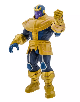 Disney Parks Marvel Power Icons Thanos Talking Action Figure Toy New with Box
