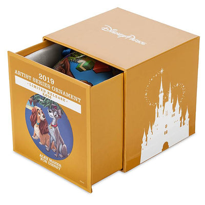 Disney Parks Lady and the Tramp Artist Series Limited Ball Ornament New with Box