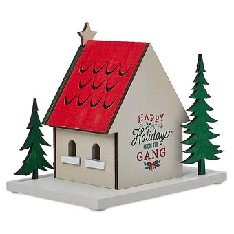 Disney Parks Yuletide Farmhouse Mickey and Friends Holiday Light-Up Barn New