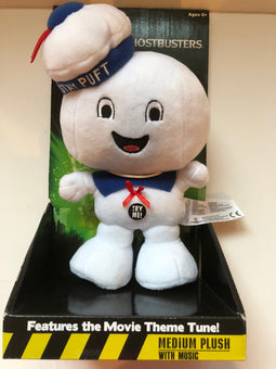 Universal Studios Ghostbuster Stay Puft Medium Plush with Music New with Box