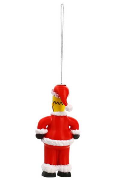The Simpsons Santa Homer Decoupage Christmas Tree Ornament New With Tag
