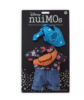 Disney NuiMOs Outfit Floral Shirt with Bandana and Sling Bag Set New with Card
