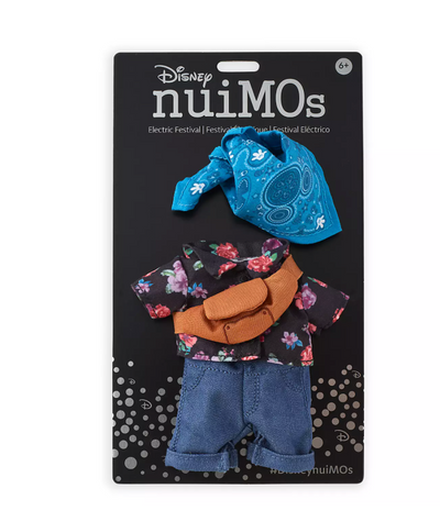 Disney NuiMOs Outfit Floral Shirt with Bandana and Sling Bag Set New with Card
