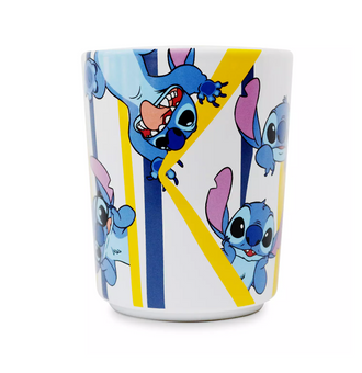 Disney Lilo and Stitch Multiple Stitches Stripes Mug New