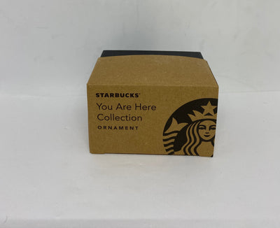 Starbucks Coffee You Are Here Italy Holiday Ceramic Mug Ornament New with Box