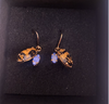 Swarovski Elements Gold Plated Jungle Earrings Made in Germany New With Box