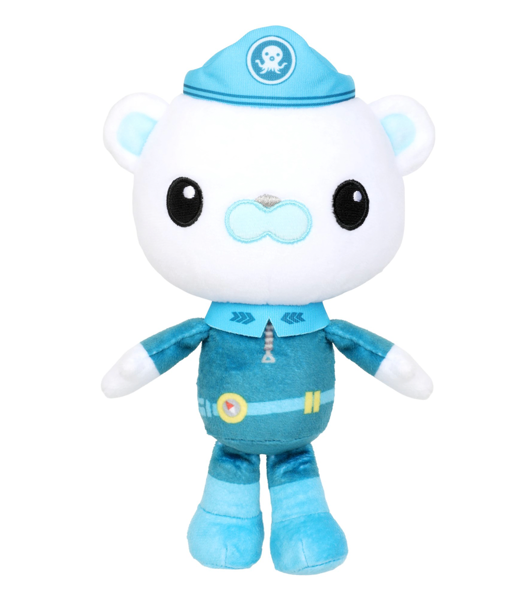 Octonauts Above & Beyond Captain Barnacles Plush Stuffed Netflix Polar Bear 8"