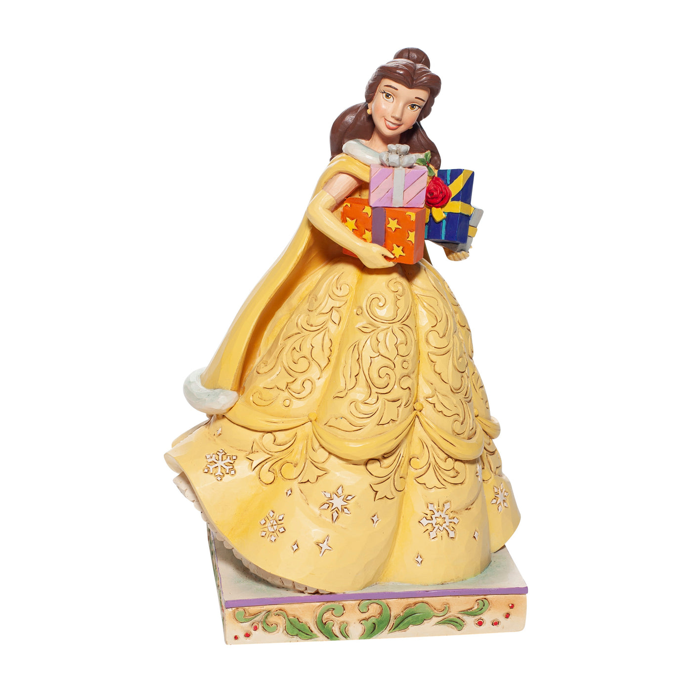 Disney Traditions Christmas Belle Jim Shore Figurine New with Box