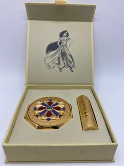 Disney Jasmine Princess Signature Compact and Lipstick Set Bésame Limited New