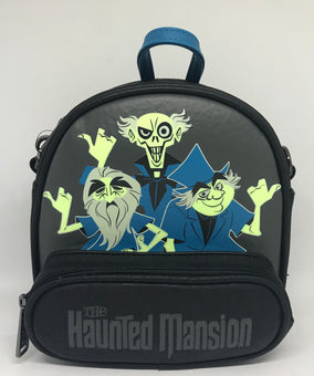 Disney Parks Haunted Mansion Mini Backpack Crossbody Purse Hitchhiking Ghosts