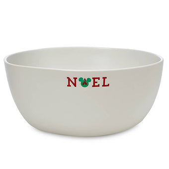 Disney Parks Yuletide Farmhouse Mickey and Minnie Holiday Serving Bowl New