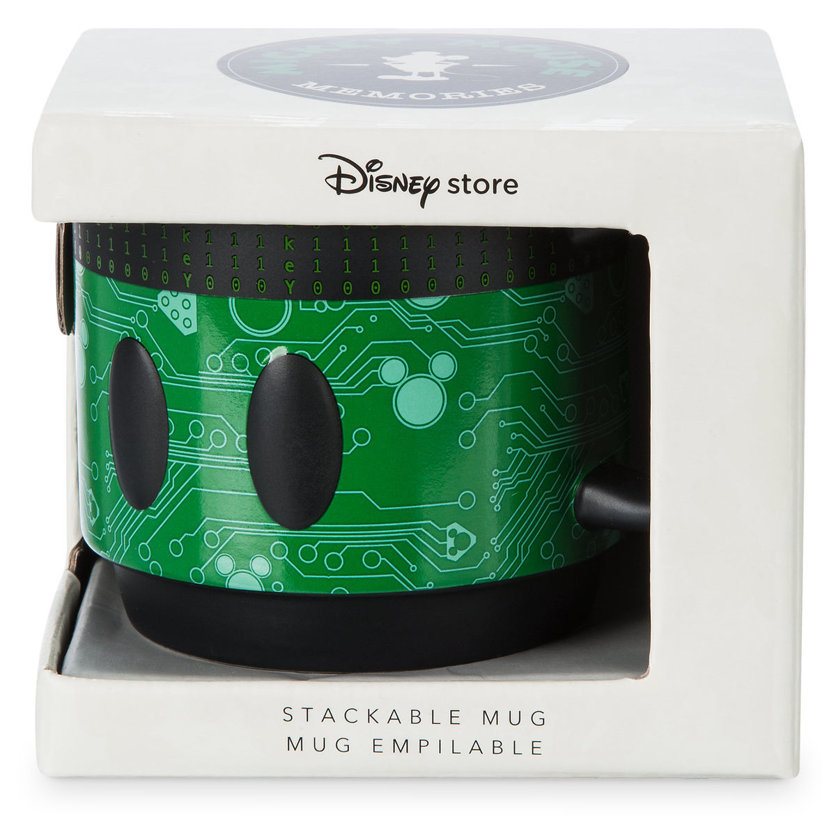 Disney Store Mickey Memories October Limited Stackable Coffee Mug New with Box
