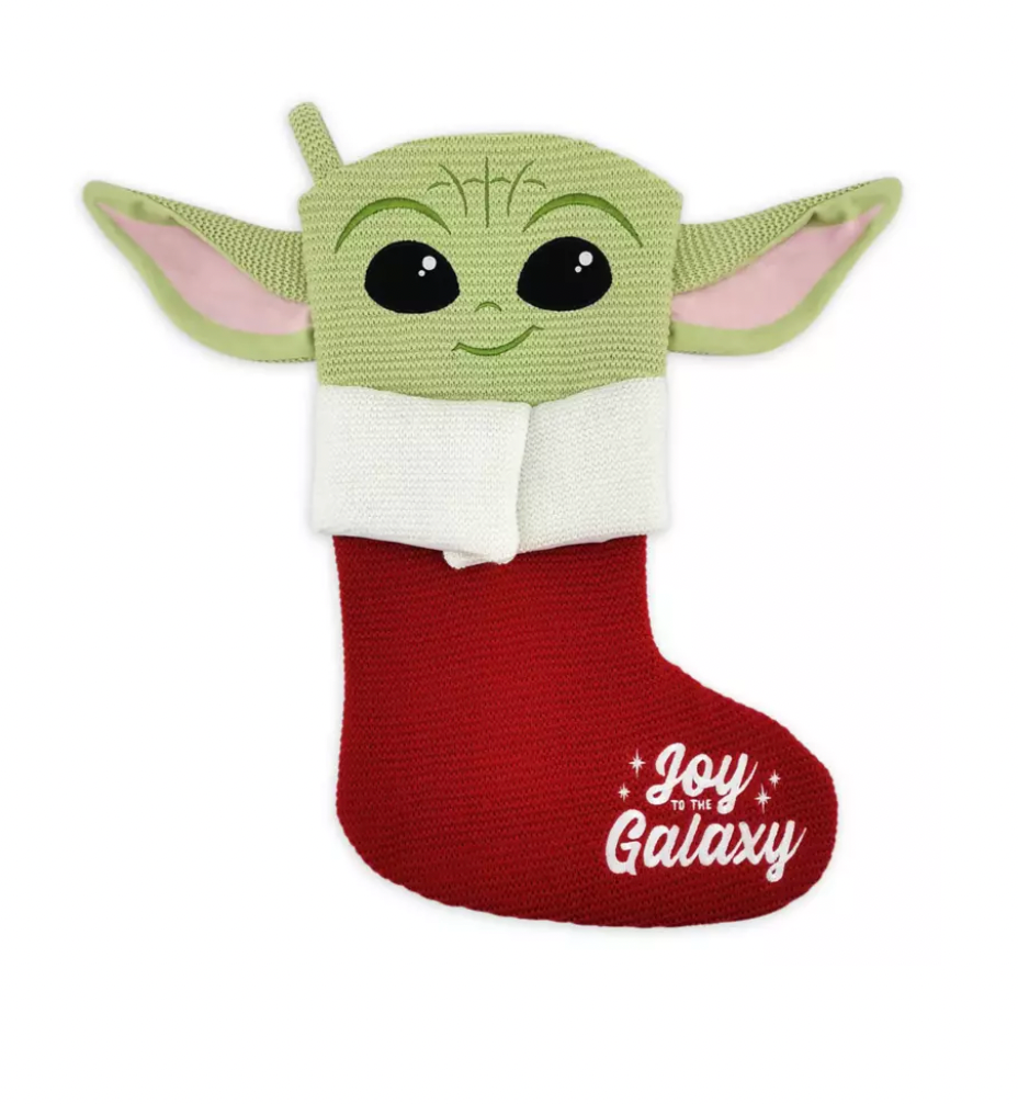 Disney Star Wars Mandalorian The Child Joy to the Galaxy Christmas Stocking New