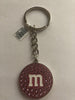 M&M's World Pink Lentil with Stones Keychain New with Tag