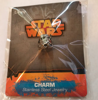 Disney Star Wars Stormtrooper Storm Trooper Stainless Steel Bead Charm New